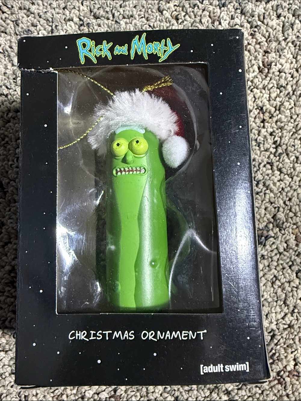 Kurt Adler Rick and Morty Christmas Ornament Adult Swim Santa Pickle 2019